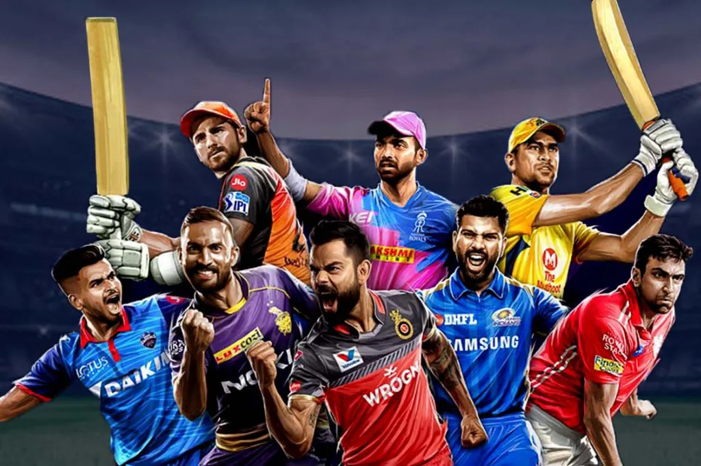 तस्वीर में अलग-अलग आईपीएल टीम के खिलाडी हैं_आईपीेएल
